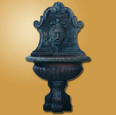 Giannini Garden Vinci Wall Outdoor Water Fountain